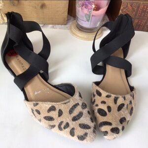 Rampage Leopard Cris Cruz Straps Women’s Flats